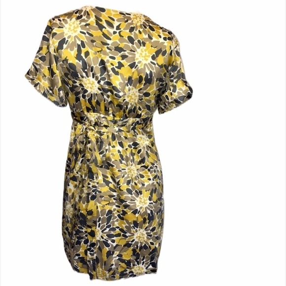 Banana Republic Womens Artsy Career Midi Wrap Dress 0 Office - Picture 12 of 12